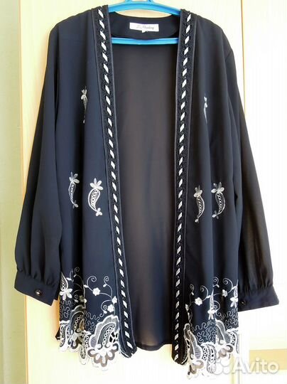 Туника, накидка без застежки