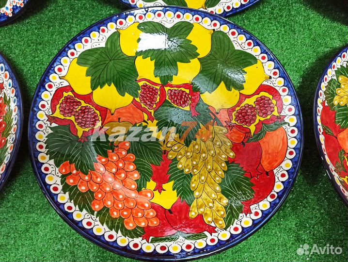 Большая тарелка 42см ляган узбекская посуда