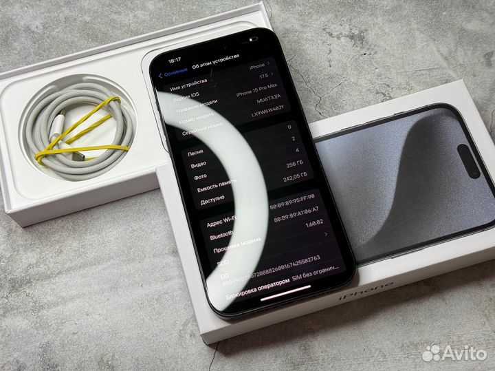 iPhone 15 Pro Max 256gb Акб 100 (sim+esim)