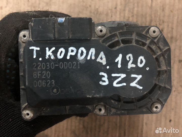 Toyota corolla 120 заслонка