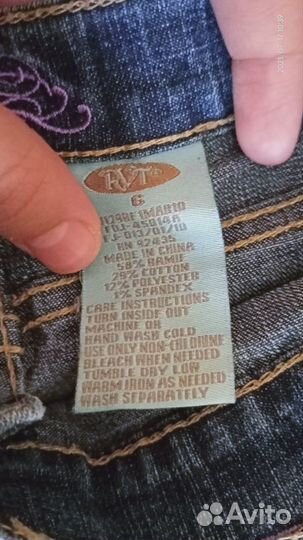 Джинсы для девочки на 6 лет