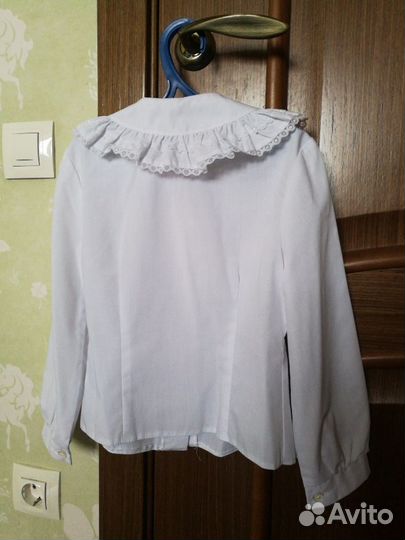 Блузка белая нарядная р.116