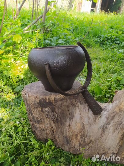 Чугунок с ухватом