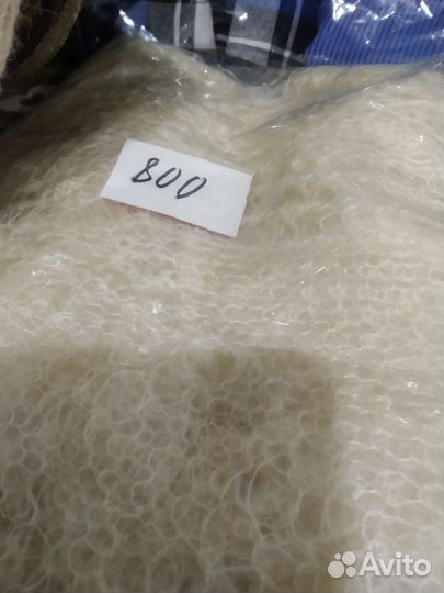 Пуховый платок паутинка бу