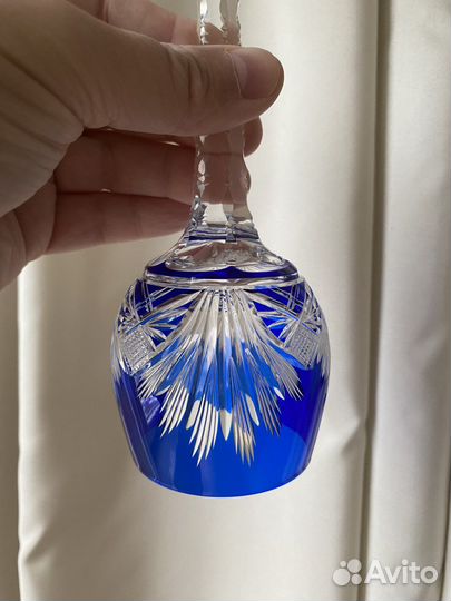 Цветной хрусталь Saint Louis фужер бокал