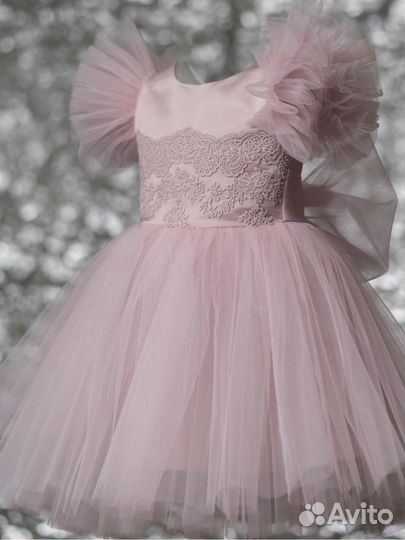 Детское нарядное платье рост 74-110