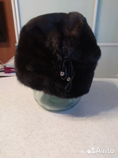 Шапка норковая женская
