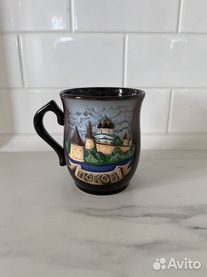 Керамическая кружка Псков