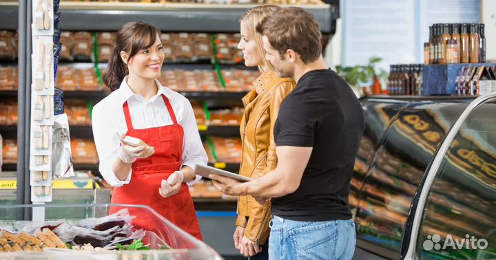 Работник торгового зала с ежедневной оплатой