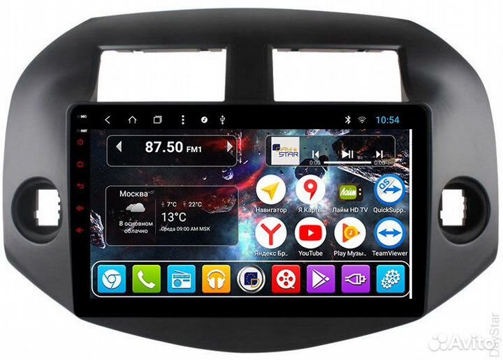 Штатная магнитола android для Toyota RAV4 06-12