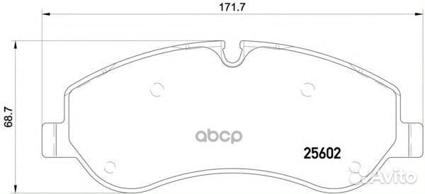 Колодки тормозные P24152 P24152 Brembo