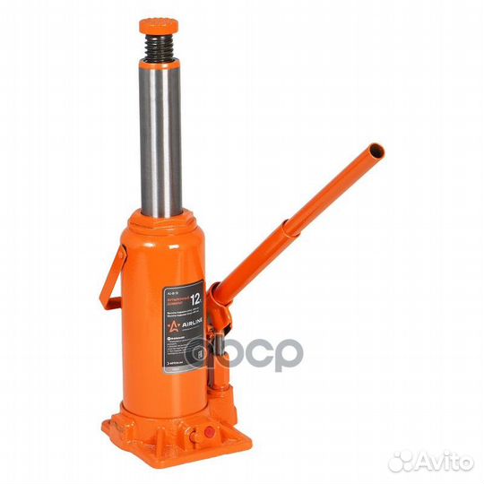 Домкрат бутылочный 12т (MIN - 245 мм, MAX - 485