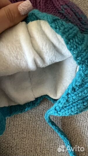 Зимний комплект шапка и снуд