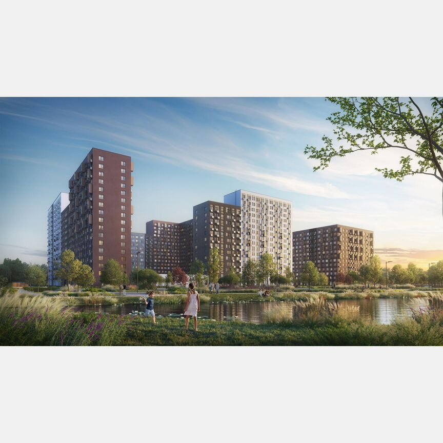 1-к. квартира, 33,4 м², 12/17 эт.