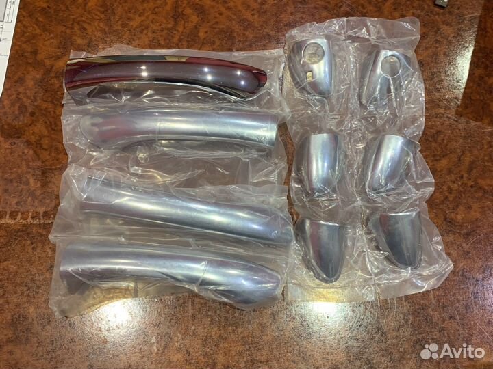 Накладки на ручки дверей хром mercedes W211