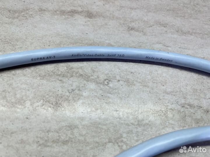 Межблочный кабель Supra 3 RCA
