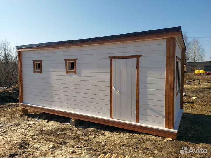 Баня с террасой