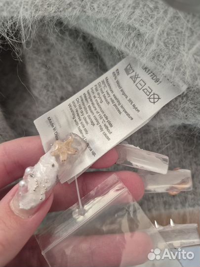 Пушистый кардиган из ангоры