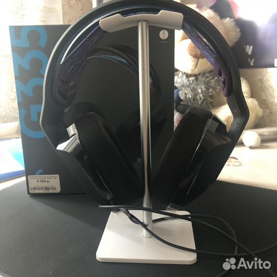 Игровые наушники с микрофоном logitech G335