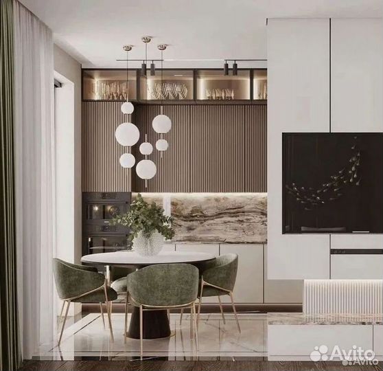 Кухня на заказ с установкой