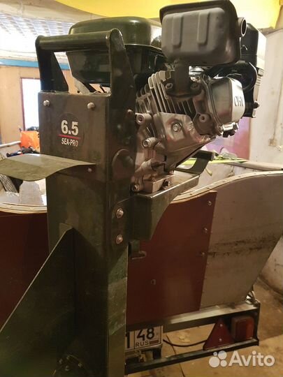 Лодка Казанка-6, мотор болотоход Sea Pro 6.5