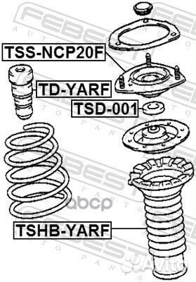 Опора переднего амортизатора toyota yaris NCP1#