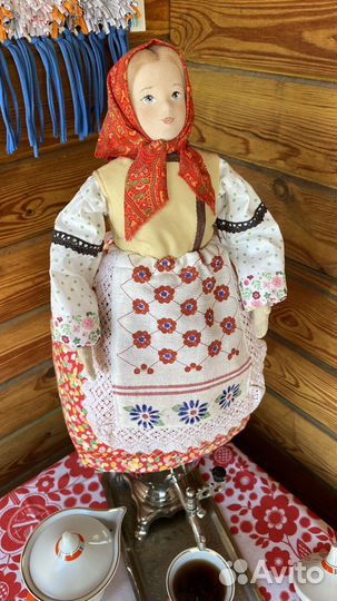 Кукла-грелка на самовар ручной работы