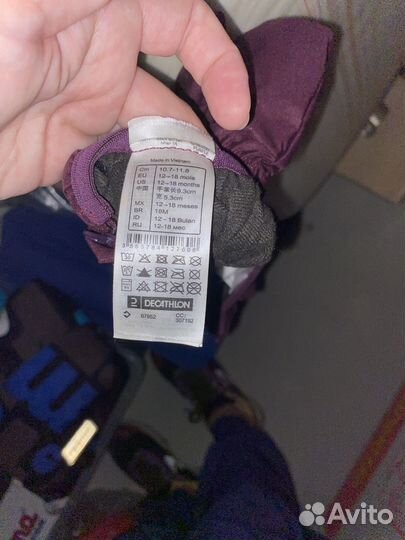 Варежки крани демисезон декатлон