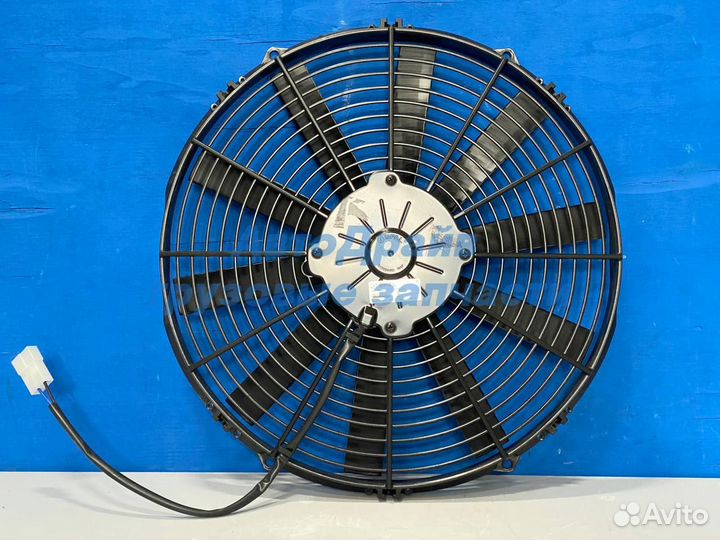 Вентилятор осевой 350мм вытяжной 24V H52мм, 3.8A