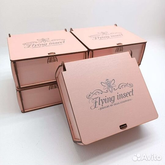 Коробки деревянные 12х11х5см