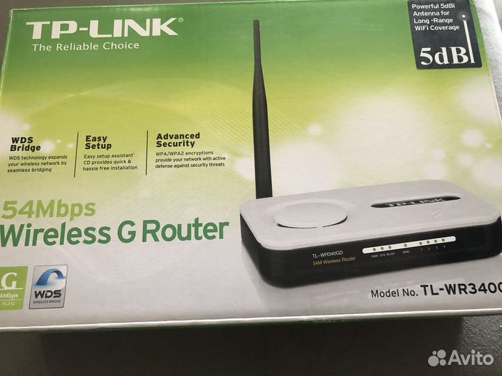 Wi-Fi роутер TP-link TL-WR340GD