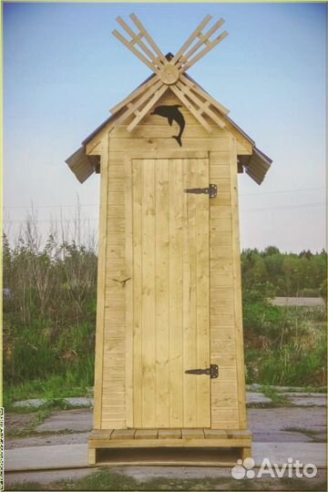 Дачный туалет деревянный чве 583