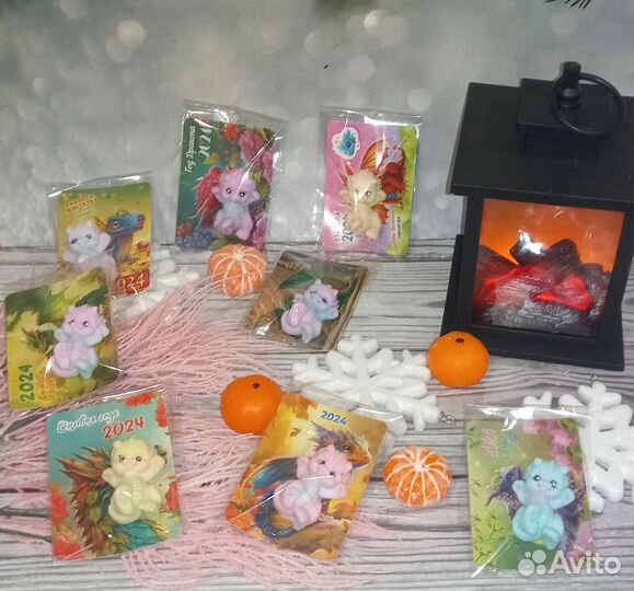 Драконы из мыла к новому году