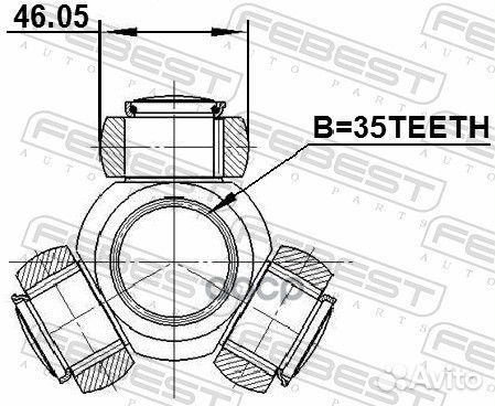 Трипоид toyota avalon GSX30 2005-2012 0416-CW5