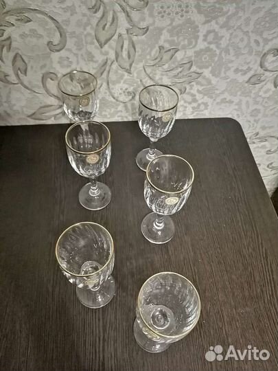 Бокал фужер для вина воды новые Турция 6, 12штук