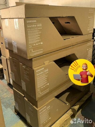 Ультратонкий саундбар Samsung HW-S800B/RU, Atmos