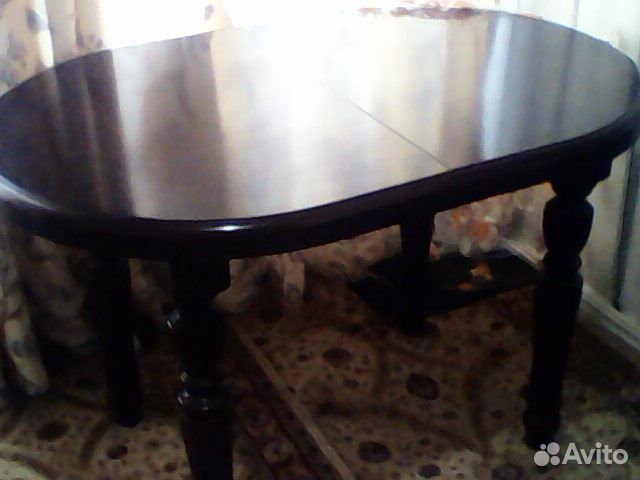 Стол обеденный овальный раздвижной