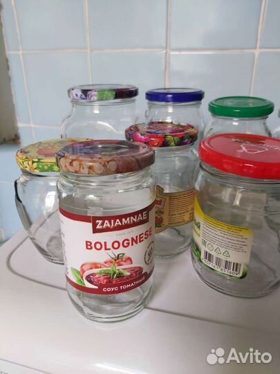 Банки стеклянные с крышками