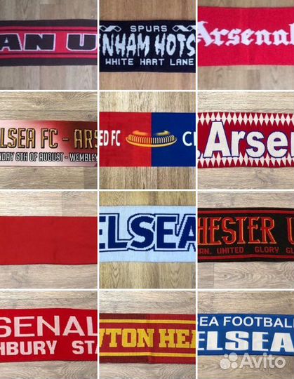Футбольные Шарфы английских клубов