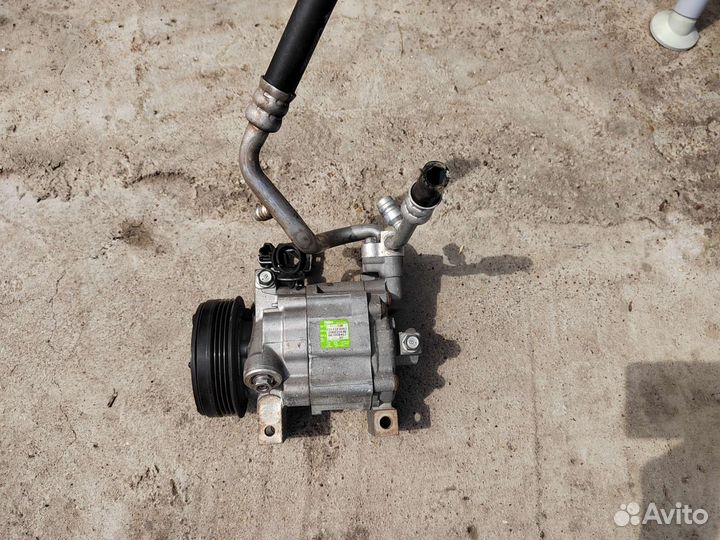 Компрессор кондиционера на Субару Импреза