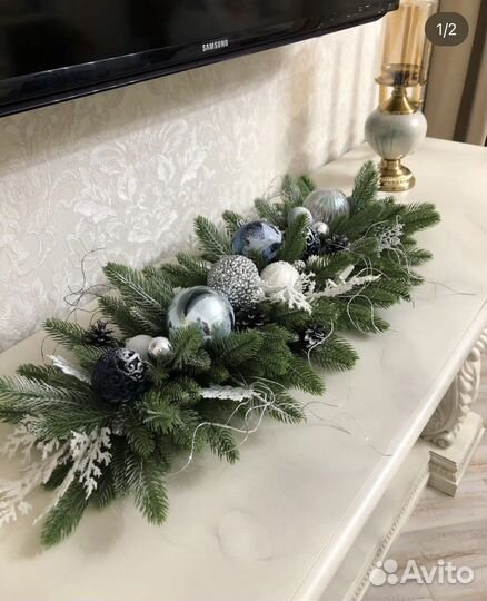 Еловая гирлянда литая