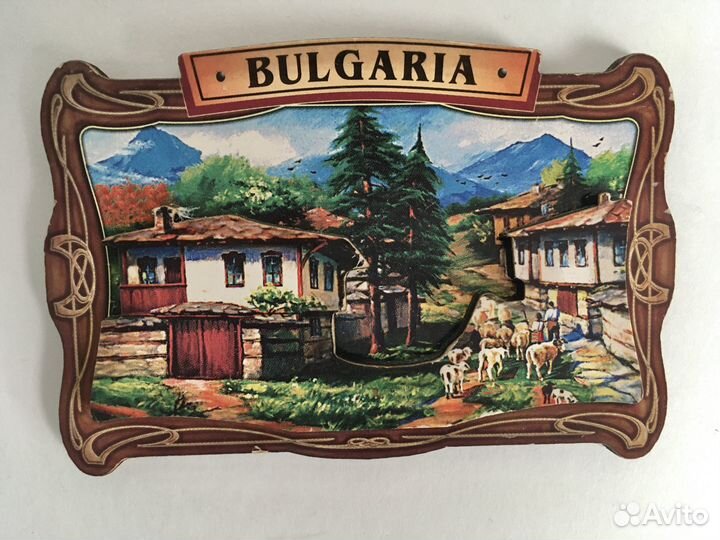 Магнит магнитик на холодильник Болгария сувенир
