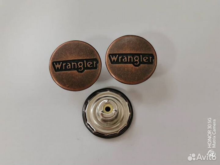 Пуговицы. Wrangler. 17 mm. 3 Вида. США 80 х