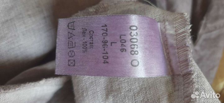 Платье лен 100