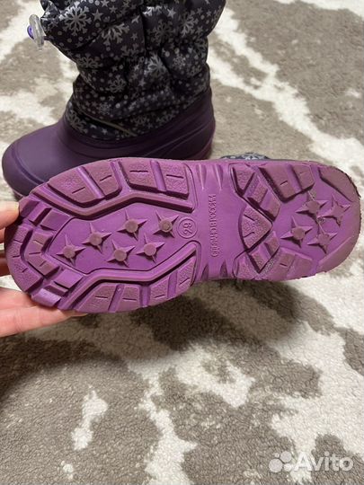 Сапоги утепленные для девочки