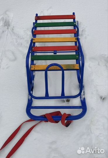 Детские зимние санки