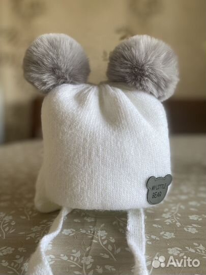 Шапка зимняя с утеплителем 50-53 см