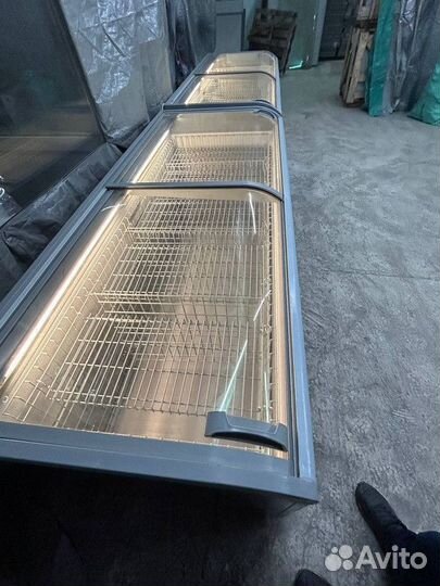 Ларь морозильный бу 2,1метра перекрашенный