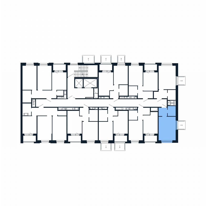 Квартира-студия, 22,6 м², 2/12 эт.
