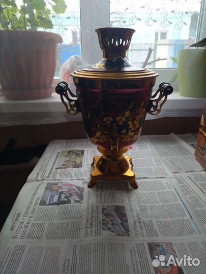 Самовар электрический расписной